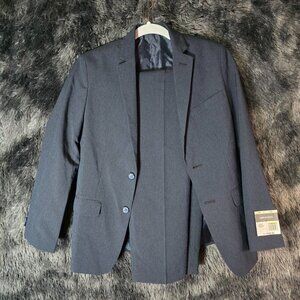 Van Heusen Men’s 2-Piece Suit Bank Blue Regular Size 14 NWT